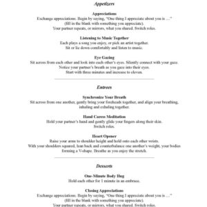 Three Erotic Menus